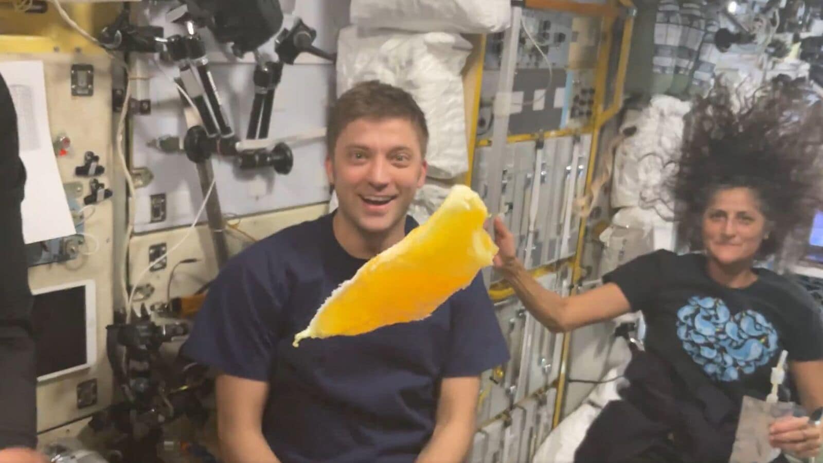 Astronauts' Joy: Fresh Fruit Delivery on ISS