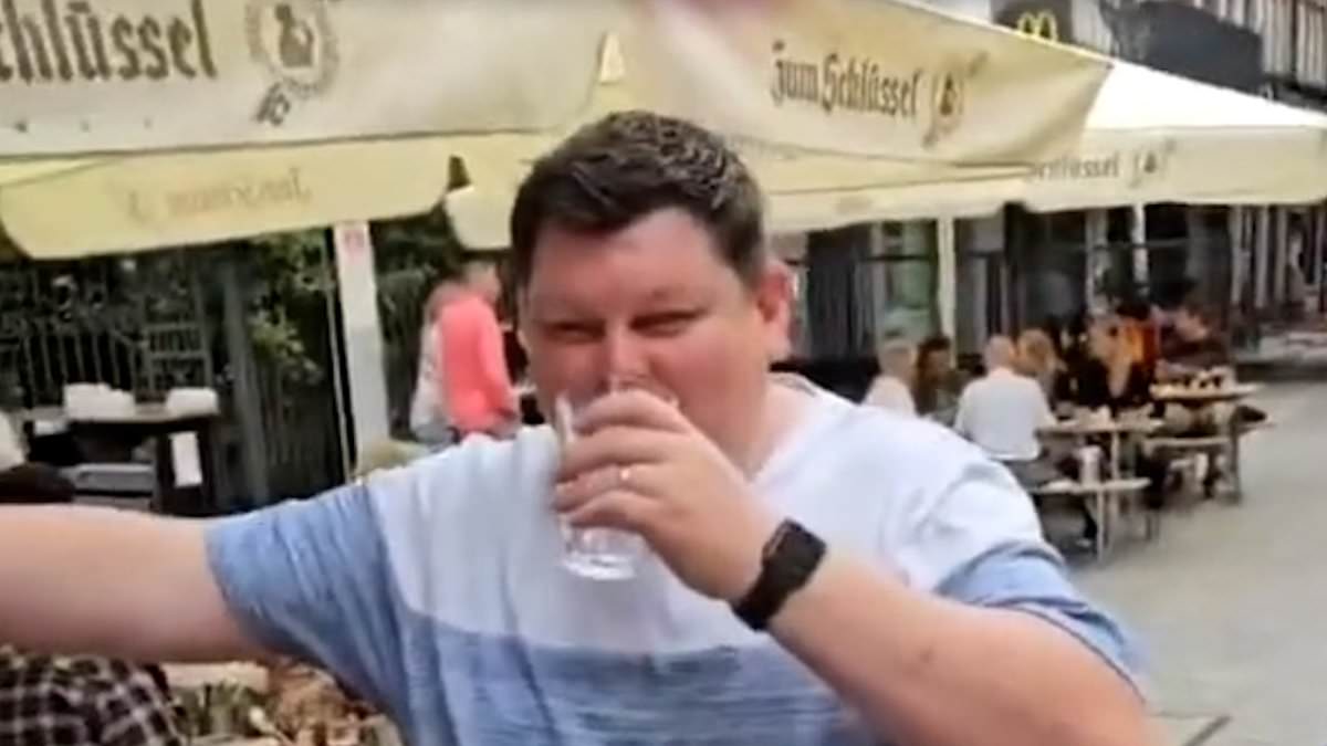 England Fans Serenade Mark Labbett Lookalike Ahead of Euro 2024 Semi-Final