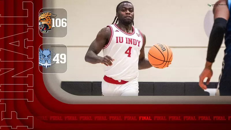 Victory: IU Indy Jaguars Dominate Trinity Christian College with Record 19 Three-Pointers