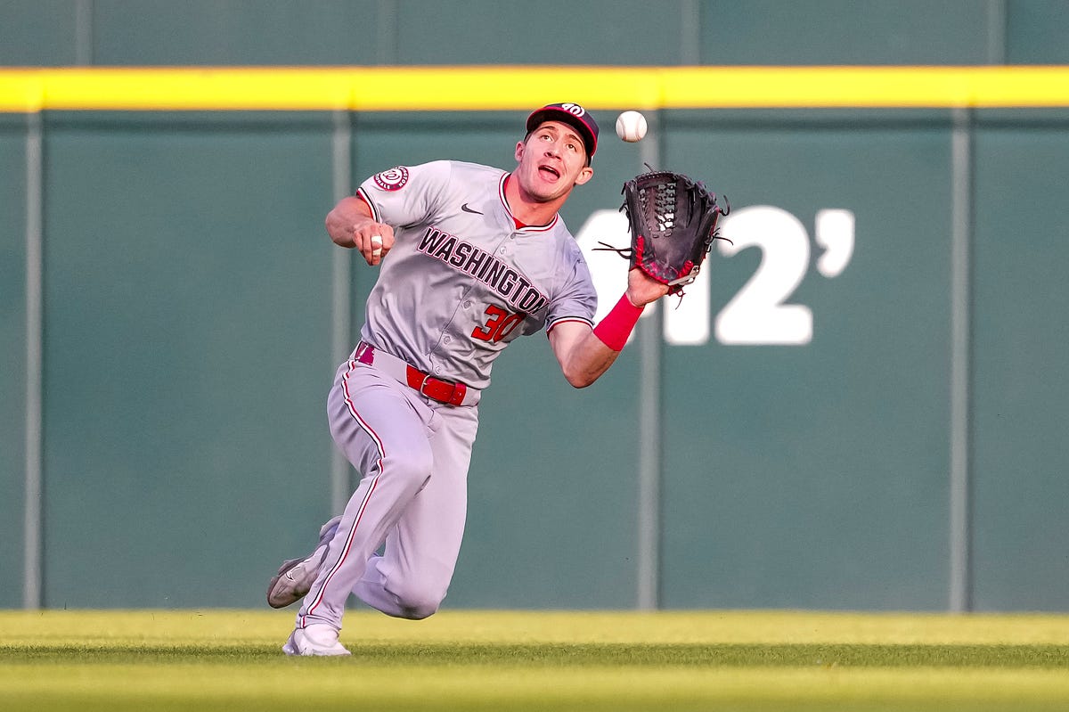 Washington Nationals Center Fielder Jacob Young Named Gold Glove Award Finalist