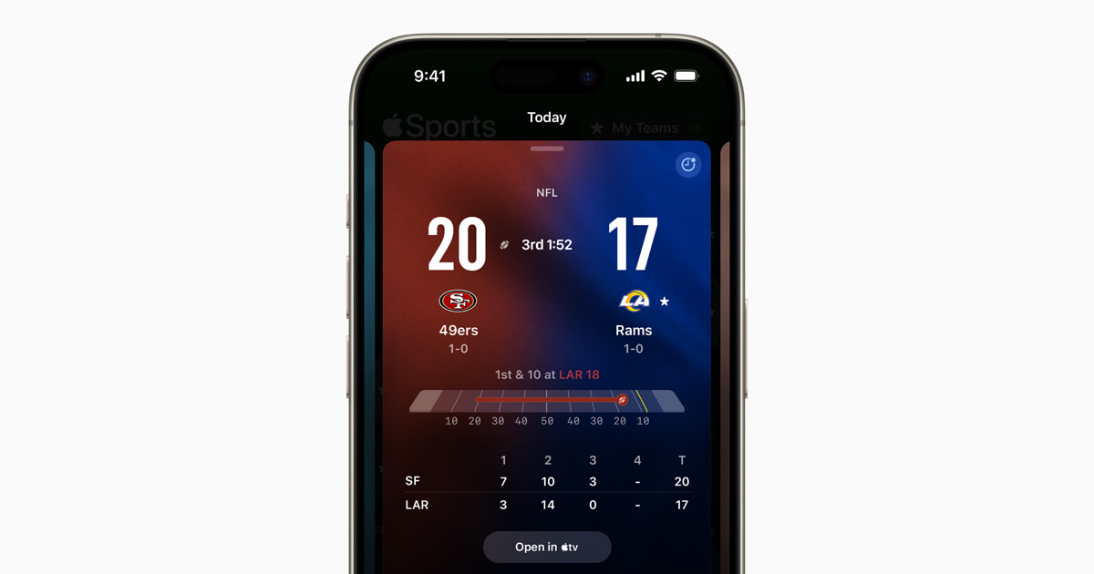 Apple Sports App Launch: New Features and Updates for NFL and College Football Fans