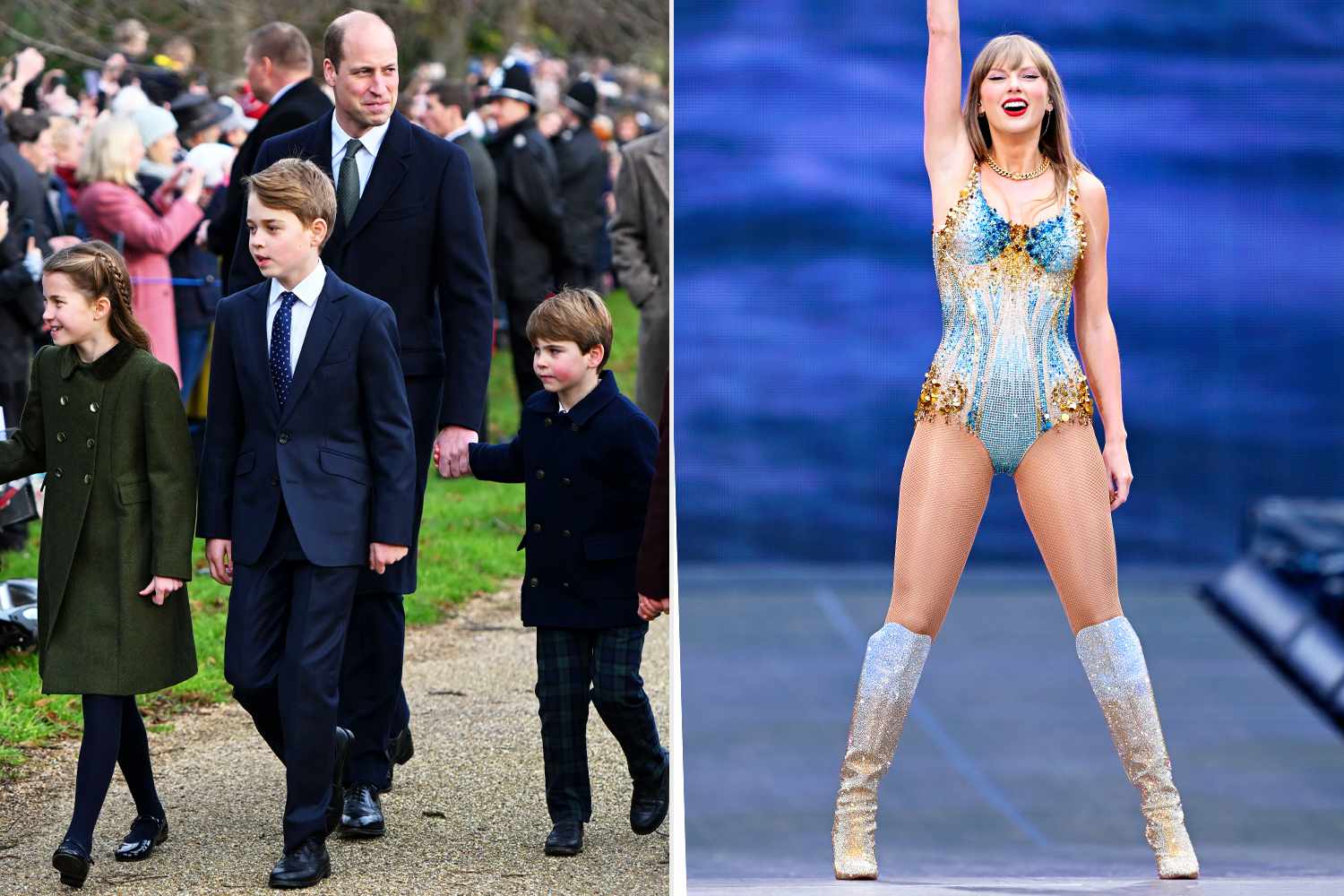 Prince William and Family Attend Taylor Swift's London Concert