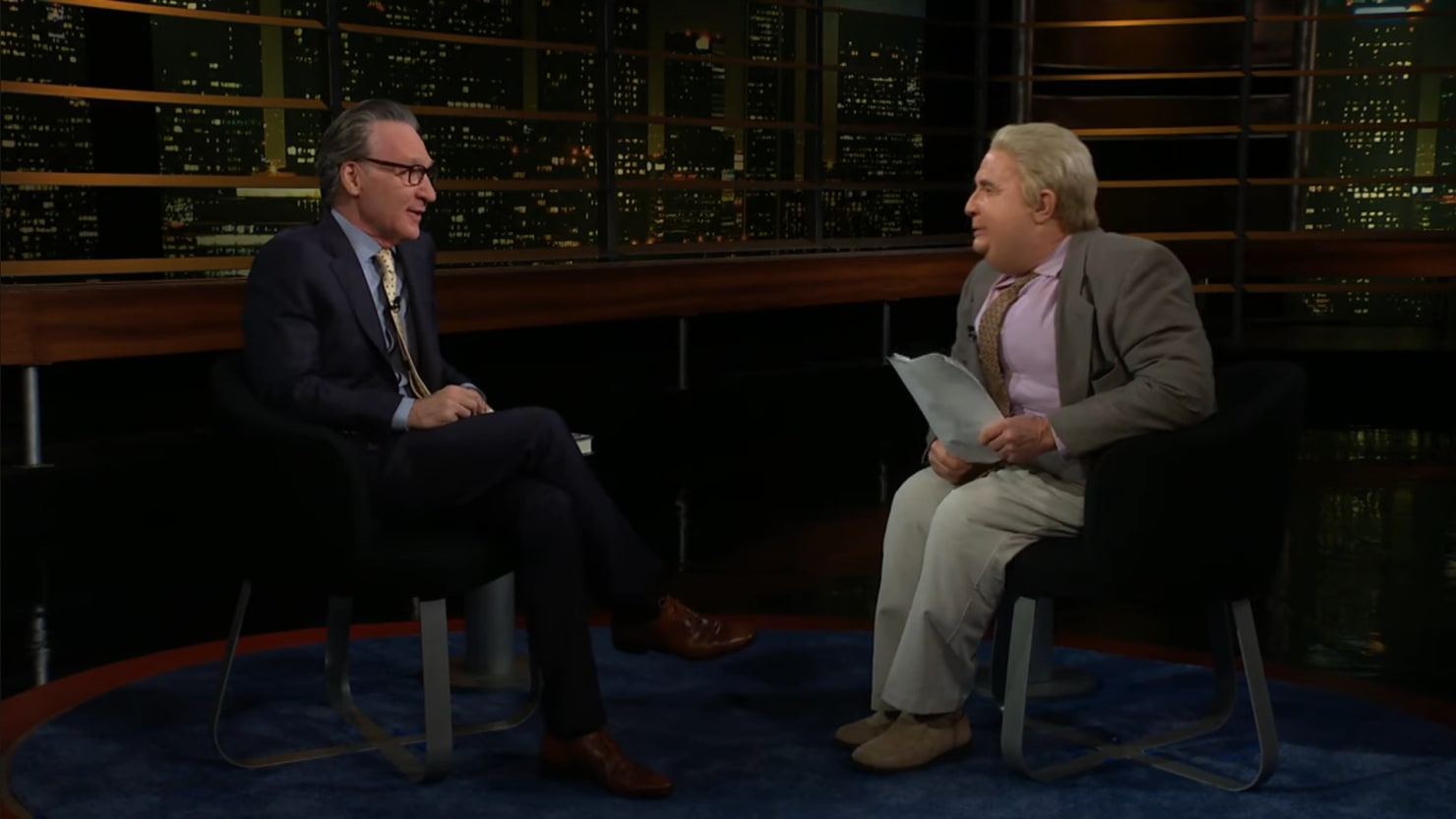 Martin Short's Jiminy Glick Interviews Bill Maher in Wild Style