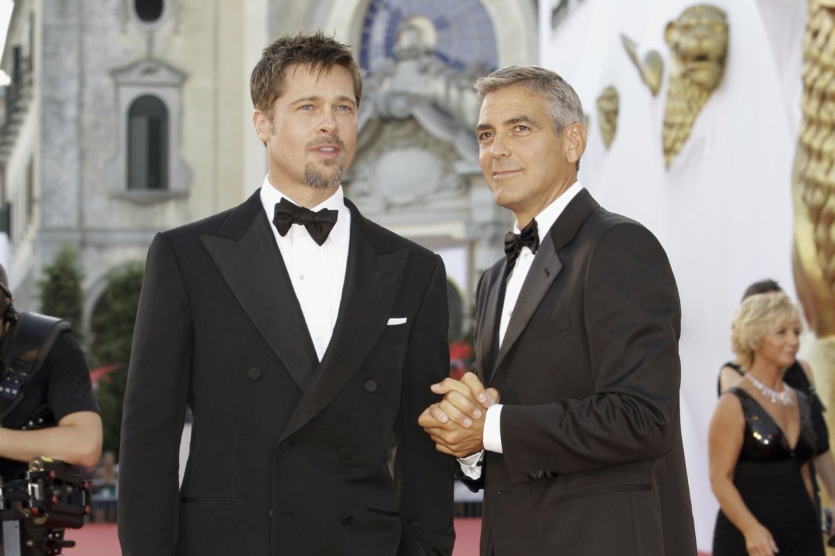 George Clooney and Brad Pitt Launch Wolfs at Venice Film Festival