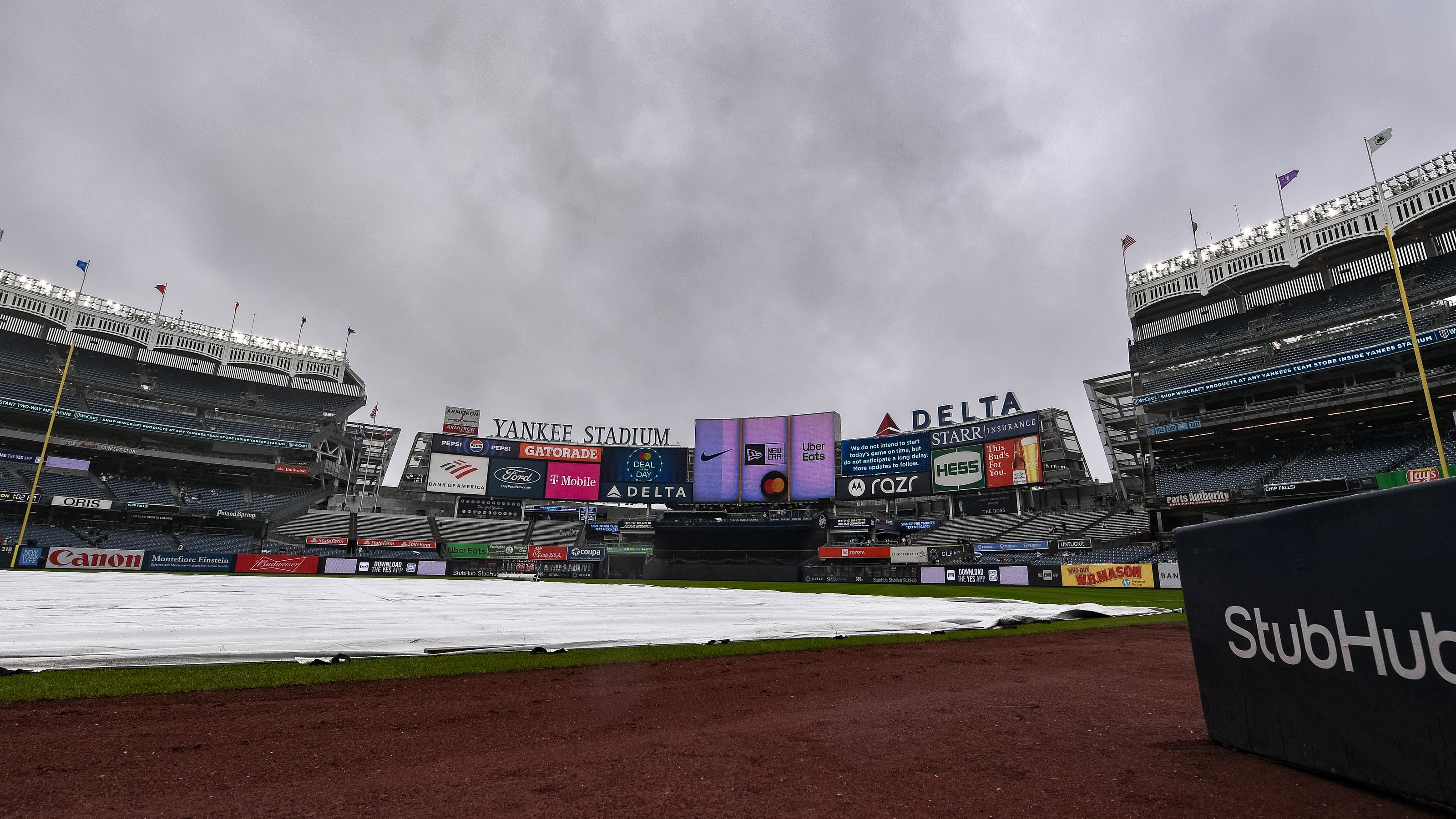 Will NY Yankees vs Mariners at Yankee Stadium survive the weather today? Latest game analysis