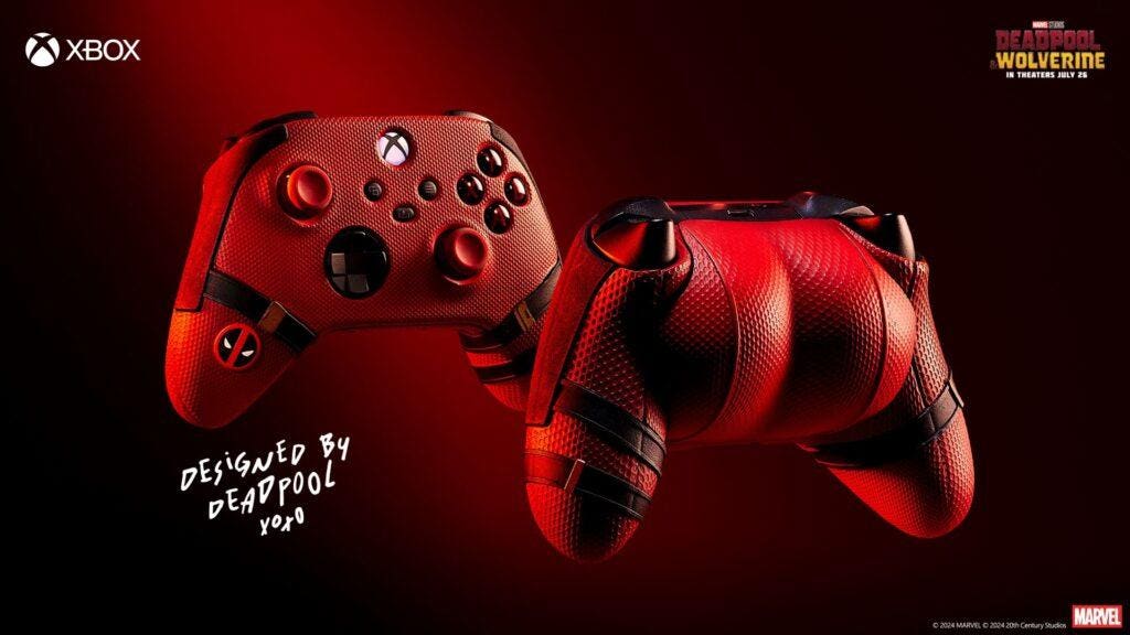 Latest Marvel Merchandise: Deadpool & Wolverine Xbox Controller Sweepstakes