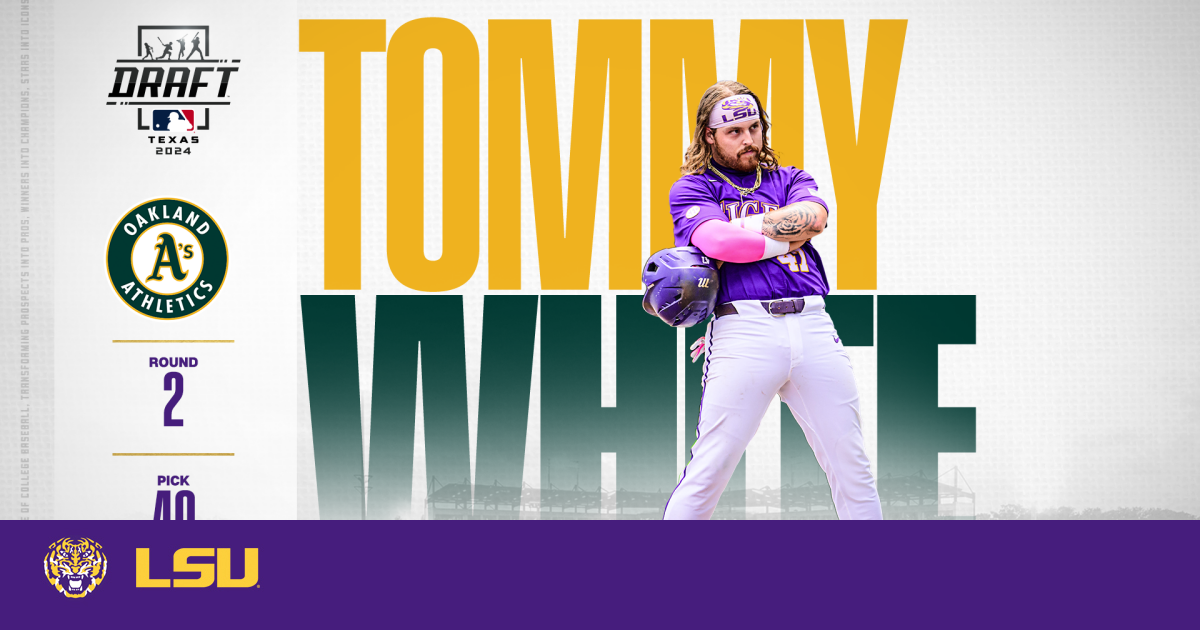 LSU Standout Tommy White Drafted by Oakland Athletics: Exciting Prospects Await in MLB Draft