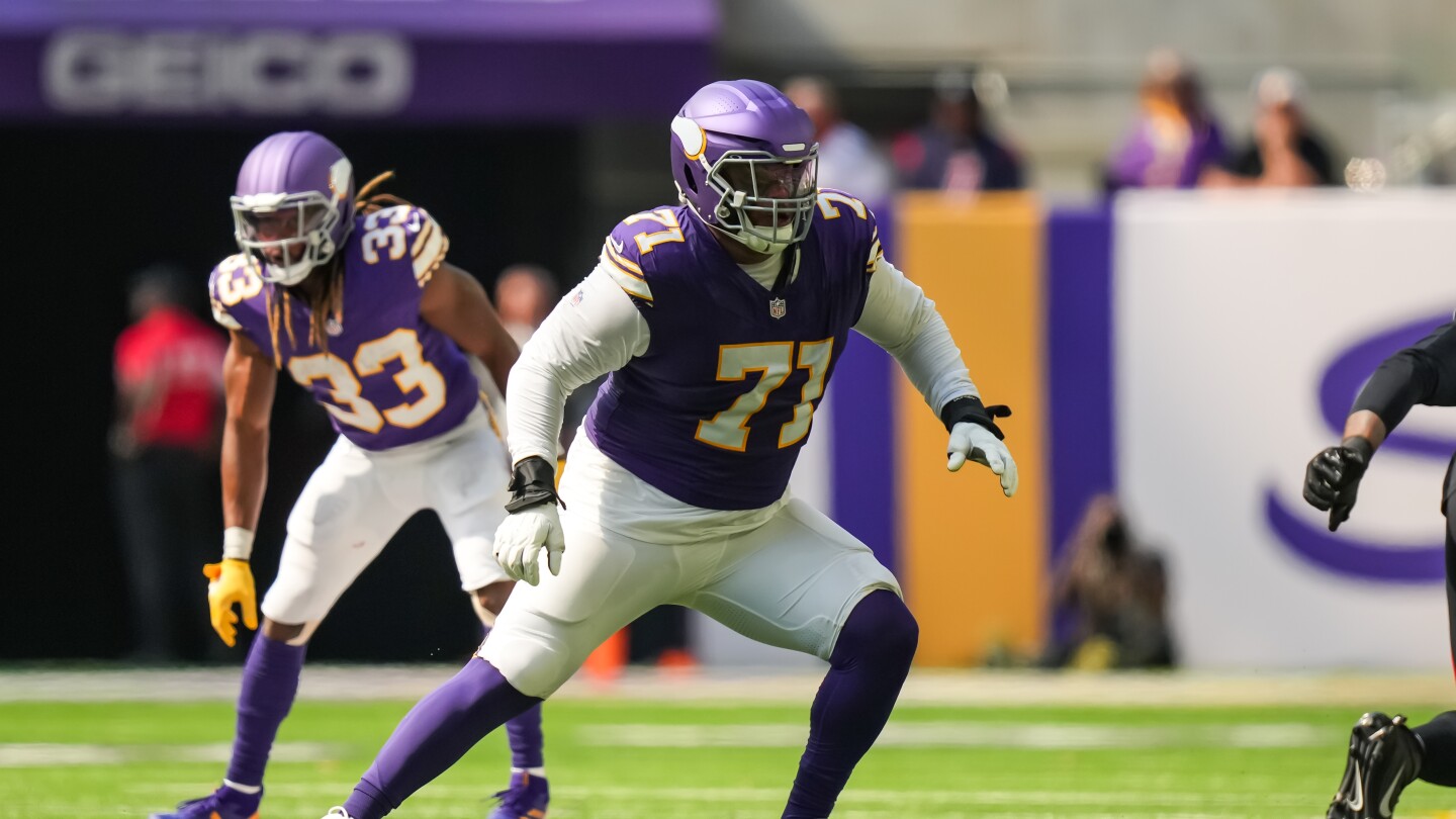 Minnesota Vikings Left Tackle Christian Darrisaw Injured: A Setback for the Team