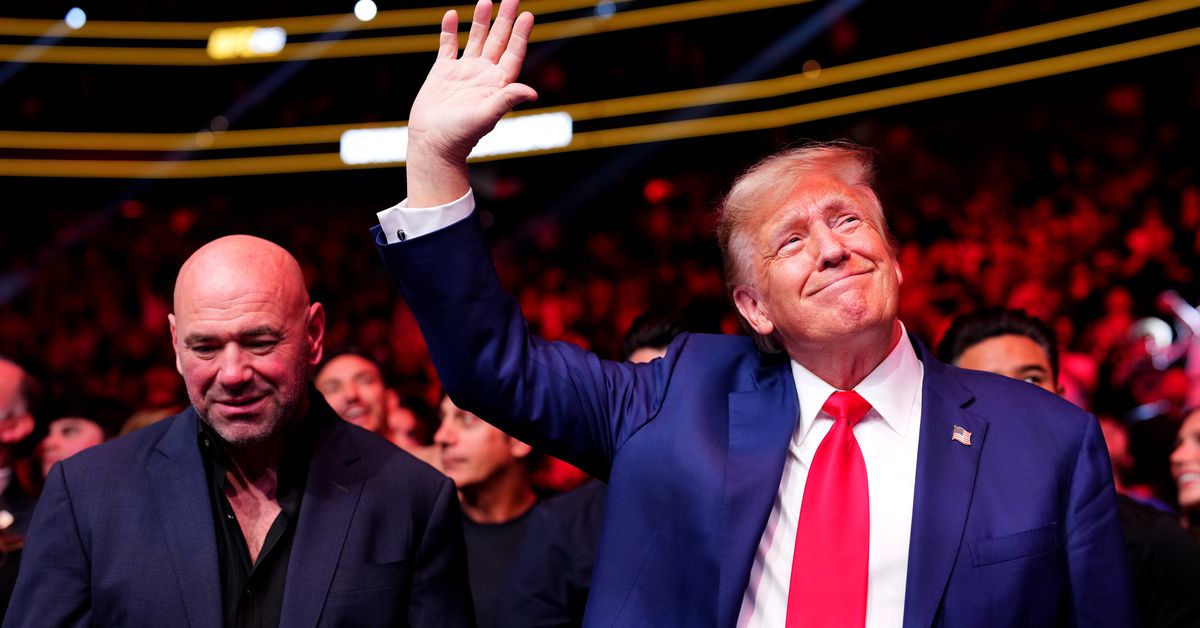 Ultimate Victory: Dana White Welcomes Trump at UFC Event