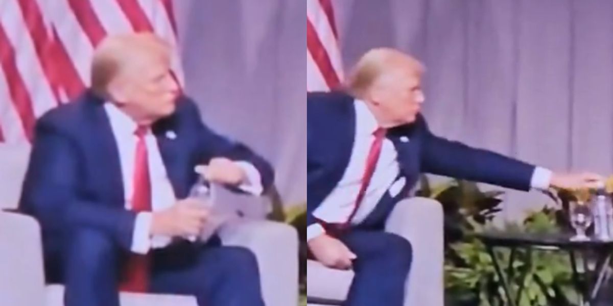 Donald Trump's Water Bottle Incident at NABJ Interview: Social Media Reactions