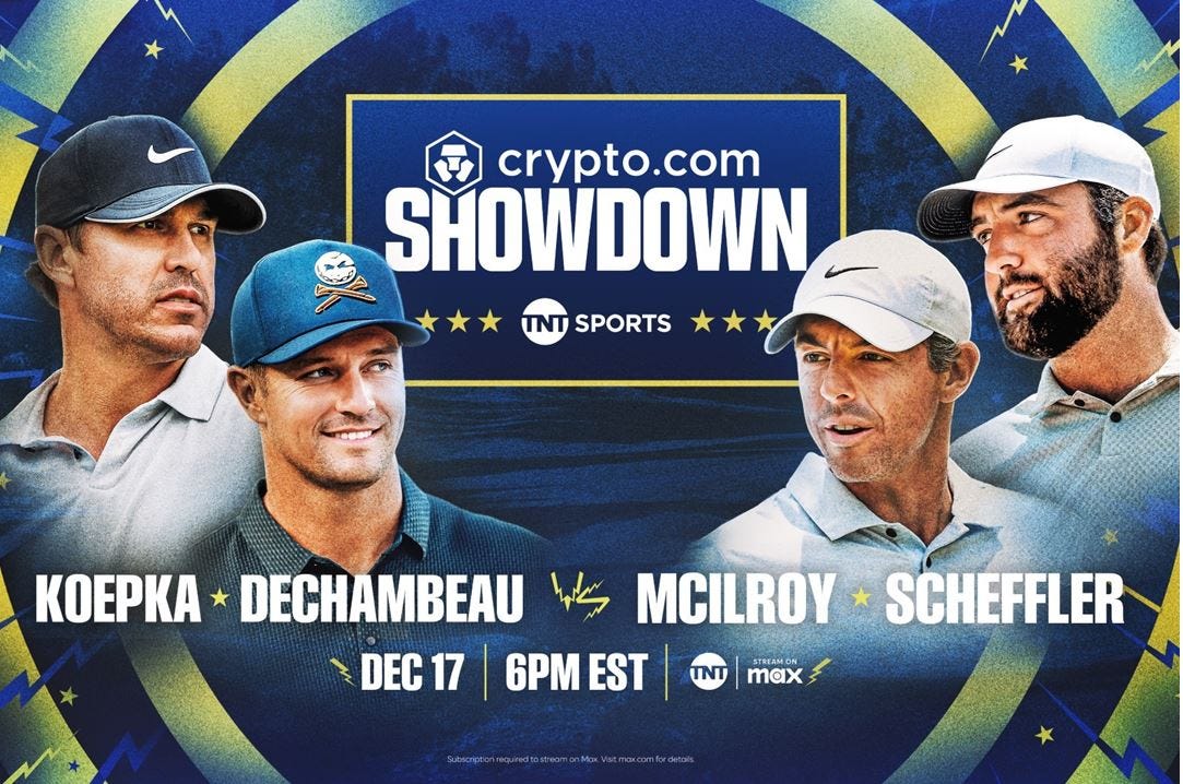 Fans Excited for Crypto.com Showdown Highlights Golf Stars' Friendly Competition