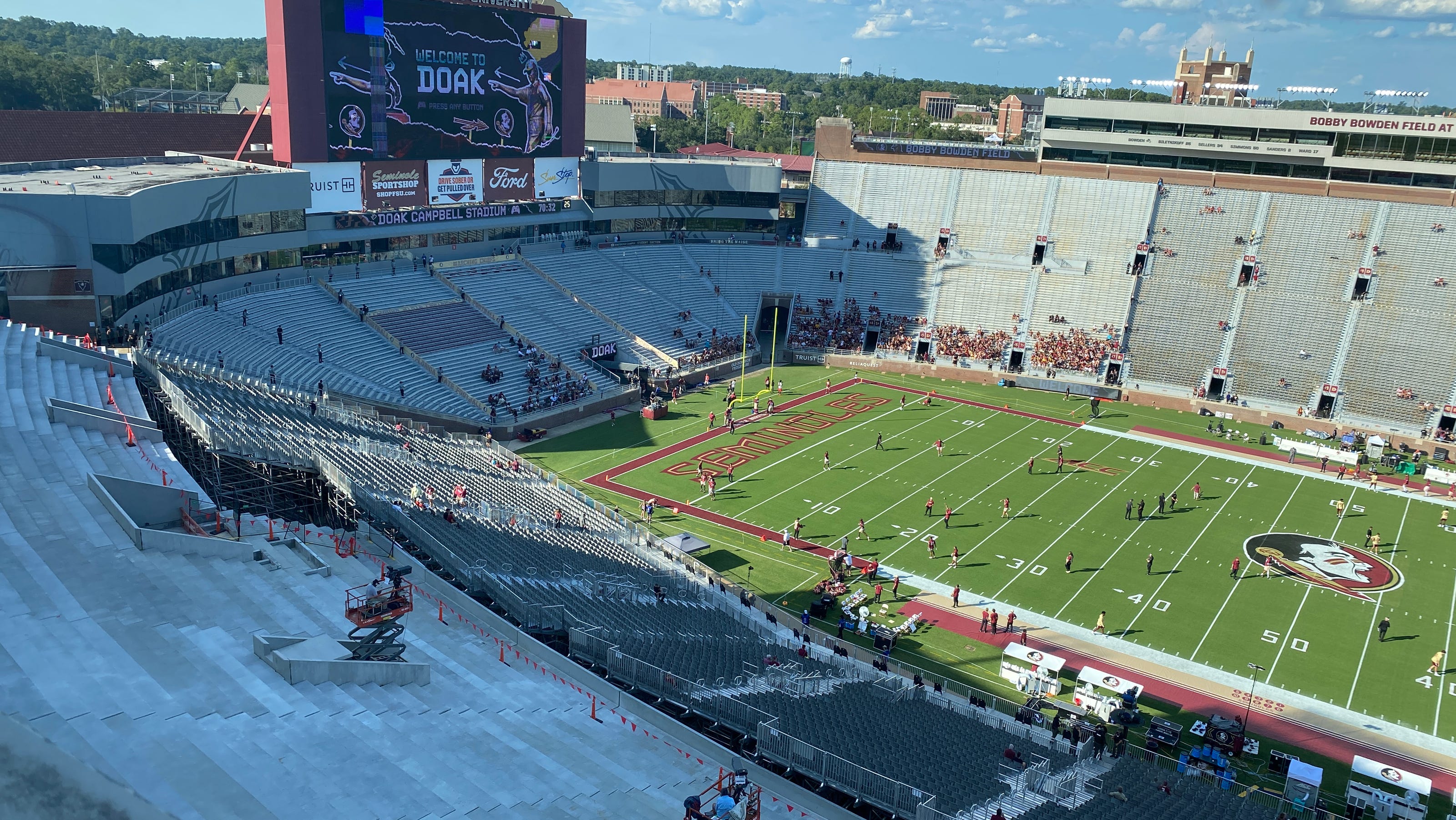 Renovation Progress at Doak Campbell Stadium: Fans React