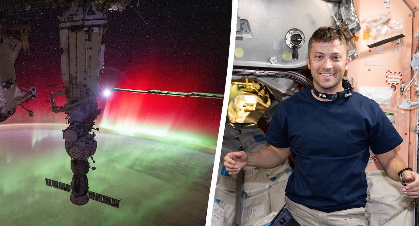 Astronaut Matthew Dominick Captures Spectacular Solar Storm Display