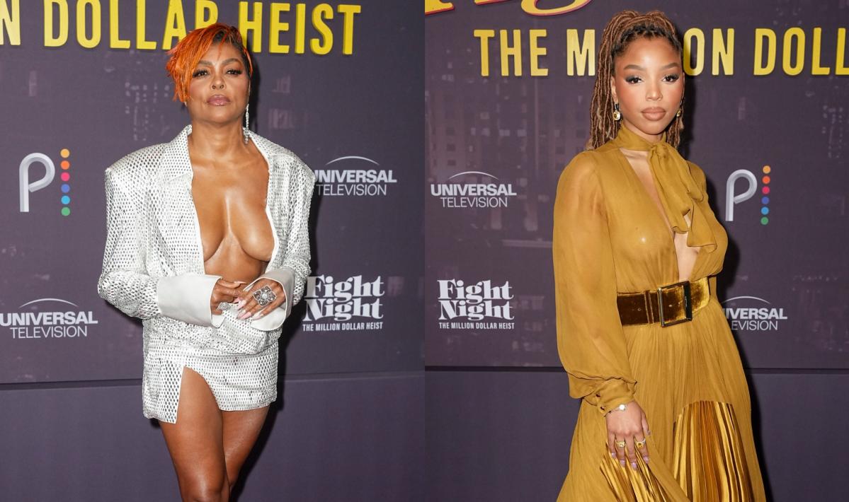 Innovation in Red Carpet Fashion: Taraji P. Henson Shines in Metallic Silver Minidress