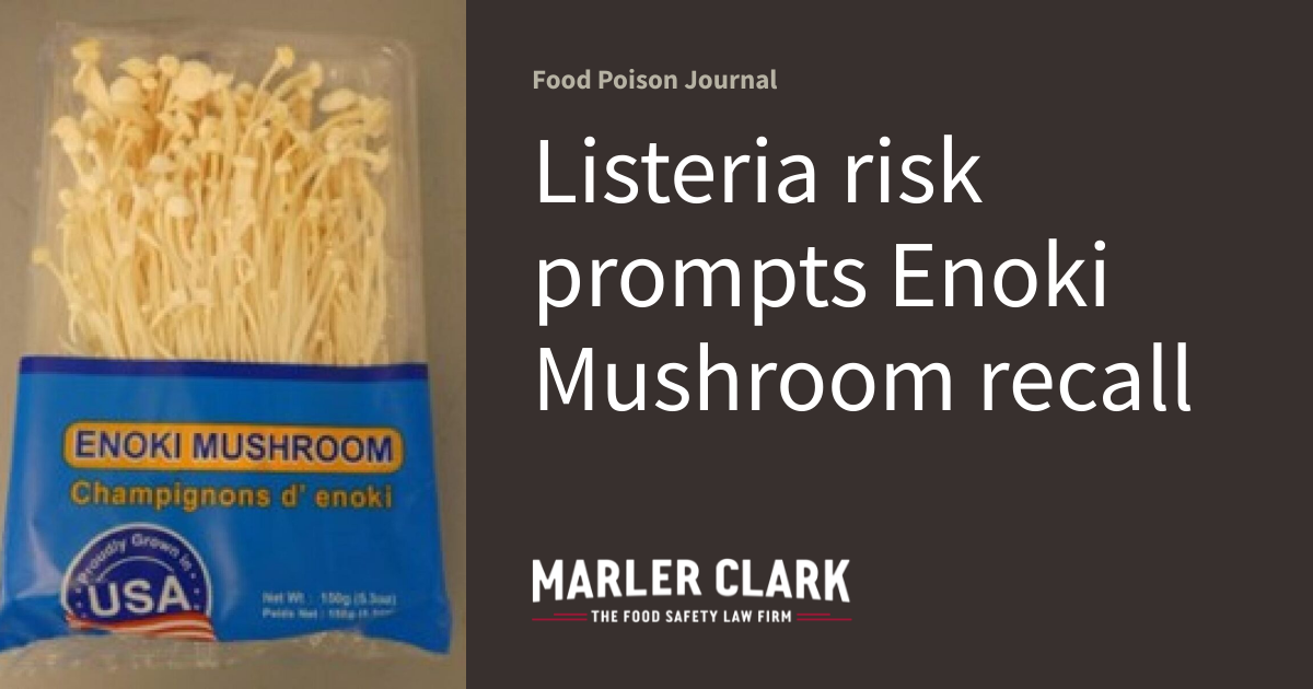 Product Recall Strategy for Enoki Mushroom Contamination