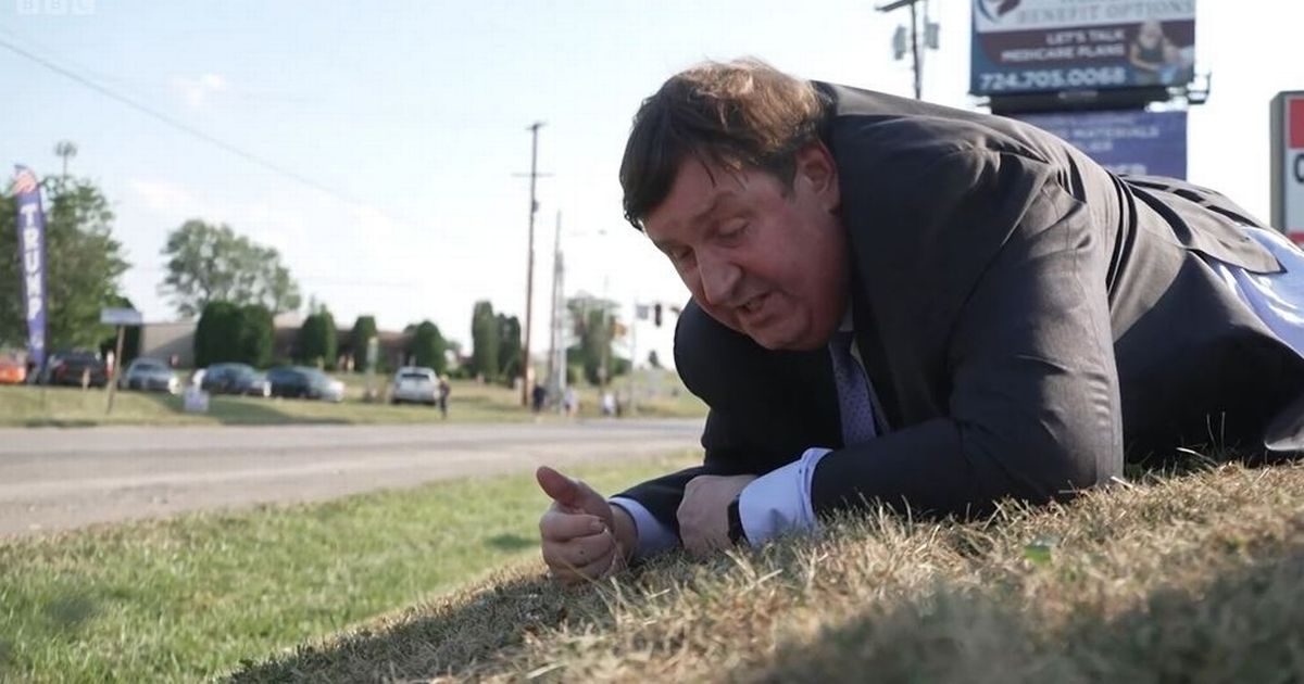 Breaking News: BBC Reporter Gary O'Donoghue Takes Cover During Donald Trump Shooting