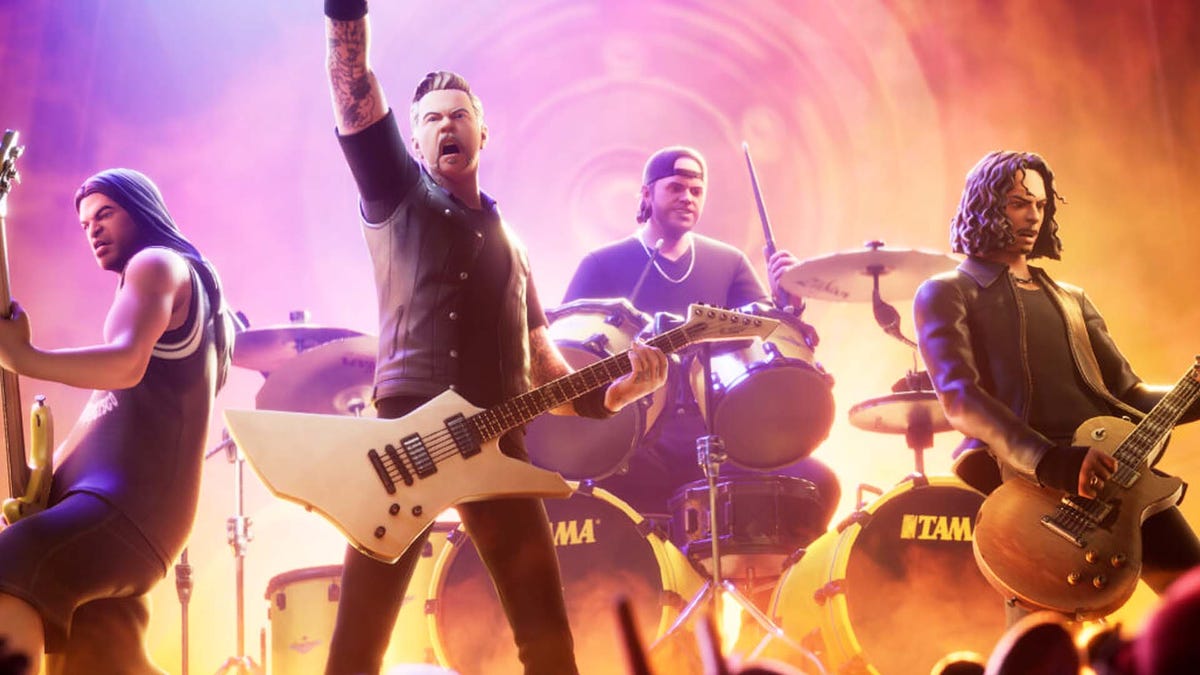 Metallica Rocks Fortnite with Music Battle Royale