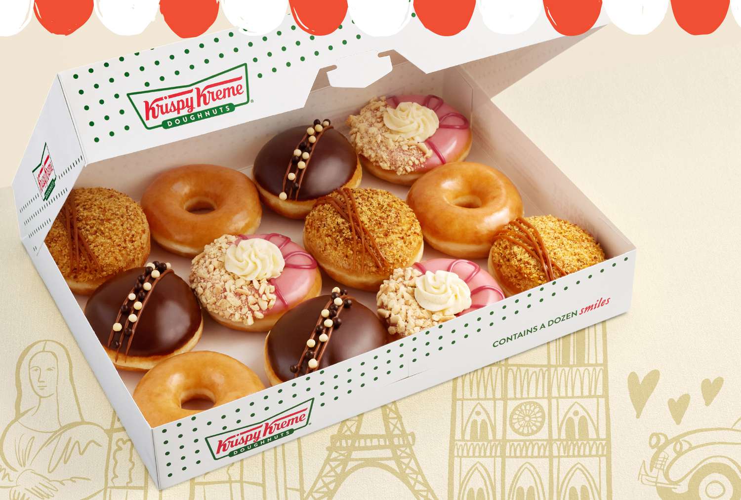 Indulge in Parisian Delights: Krispy Kreme's Passport to Paris Collection for Olympic 2024