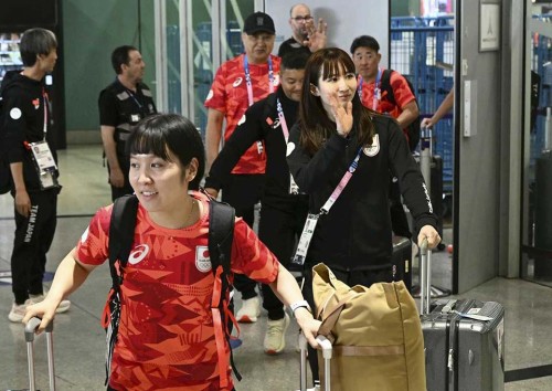 Japan Athletes' Arrival Strategy for Olympic Games in Paris