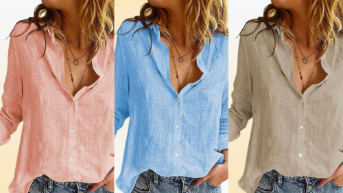 Stay Stylish this Summer with the Astylish Button-Down Top from Amazon’s Memorial Day Sale