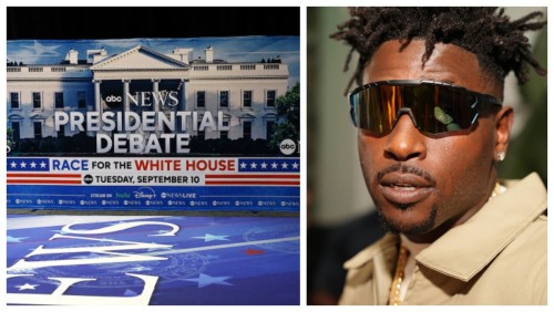 Breaking Highlights: Antonio Brown Live Tweets Kamala Harris vs. Donald Trump Debate