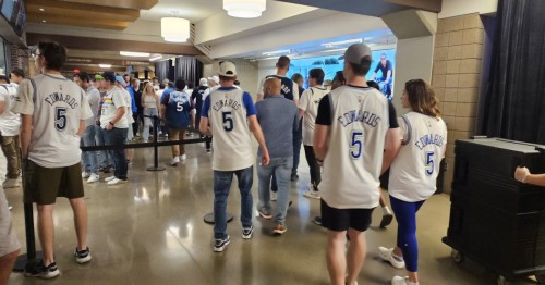 Timberwolves' Fan Jersey Selection at NBA Conference Finals