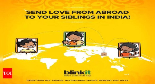 Blinkit Market Success: International Orders for Raksha Bandhan