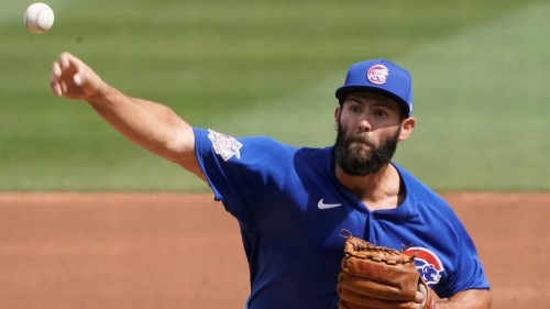 Jake Arrieta Throws First Pitch at Crosstown Classic