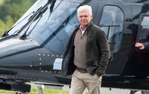 Phillip Schofield's Silverstone Helicopter Arrival: Latest Update