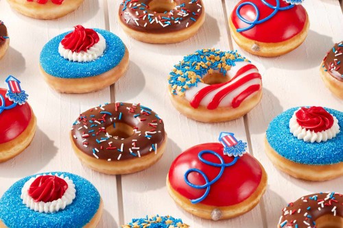 Celebrate Independence Day with Krispy Kreme's Patriotic Donut Collection