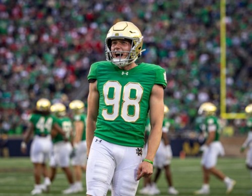 Victory in Sight: Notre Dame Fighting Irish Football Prepares for Navy Midshipmen Challenge