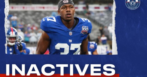 New York Giants Inactive Player Impacts Minnesota Vikings Game